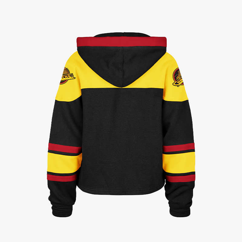 Vancouver Canucks 47 Brand Women's Lace Skate Hoodie