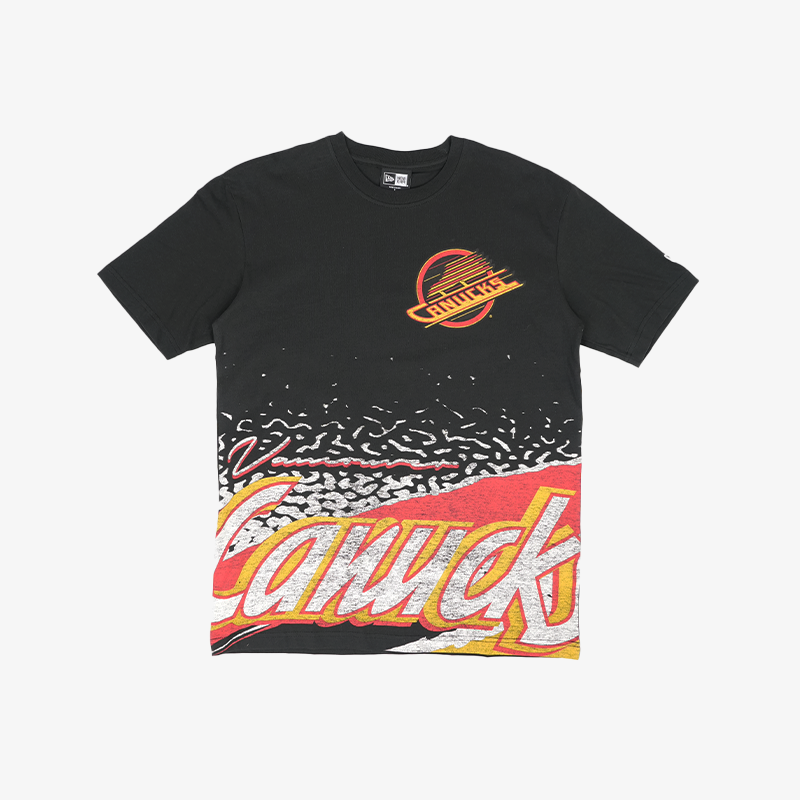 Vancouver Canucks New Era Black Skate T-Shirt