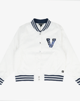 Vancouver Canucks Wild Collective Women's Sequin Logo Bomber