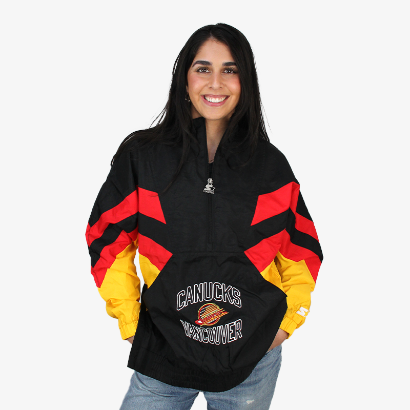 Vancouver Canucks Women's Starter 1/2 Zip Skate Jacket