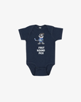 Vancouver Canucks Infant Round 1 Blue Onesie