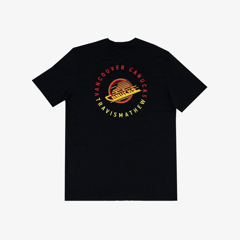 Vancouver Canucks G&G Skate Circle Words T-Shirt