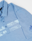 Vancouver Canucks G&G Blue Orca Flower Polo