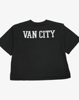 Vancouver Canucks Wild Collective Mesh Cropped T-shirt