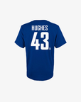 Vancouver Canucks Youth Hughes Name & Number Orca T-Shirt