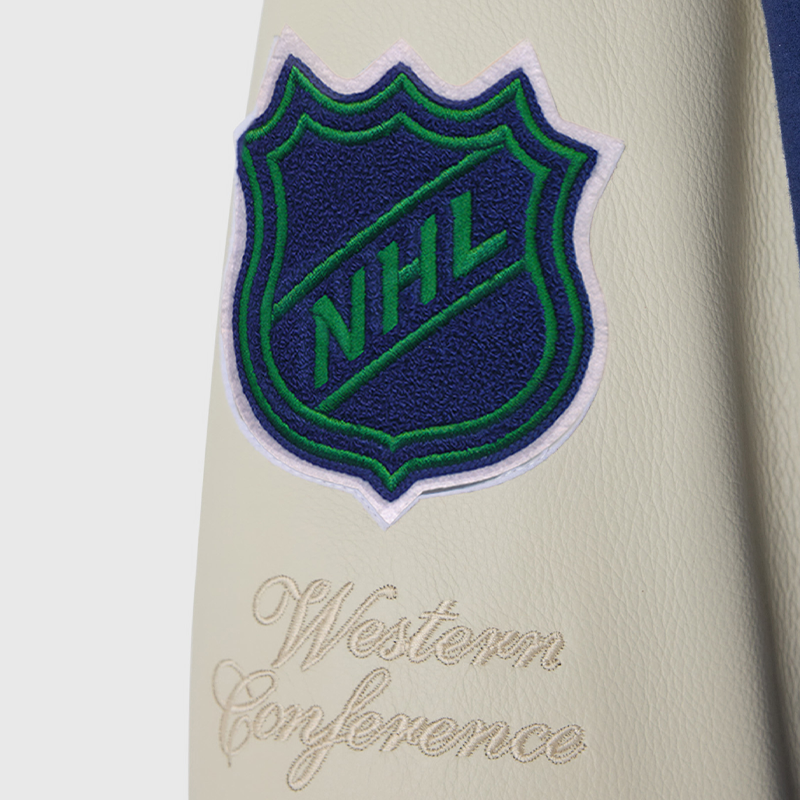 Vancouver Canucks x OVO Orca Varsity Jacket