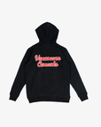 Vancouver Canucks Sportiqe Skate Script Black Zip Hoodie