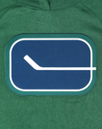 Vancouver Canucks Sportiqe Vintage Stick Green Hoodie