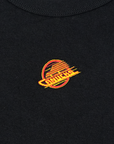 Vancouver Canucks Women's Black Crop Skate Tee