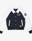 Vancouver Canucks New Era Women's Navy/White Orca Jacket
