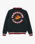 Vancouver Canucks New Era Black G3 Rinkside Skate Jacket
