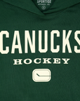 Vancouver Canucks Sportiqe Drake Wordmark Green Hoodie