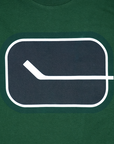 Vancouver Canucks Sportiqe Duke Vintage Green Stick in Rink T-Shirt