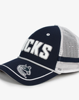 Vancouver Canucks Nucks Blue Trucker Hat