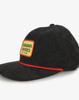 Vancouver Canucks Sportiqe Black Corduroy Skate Hat