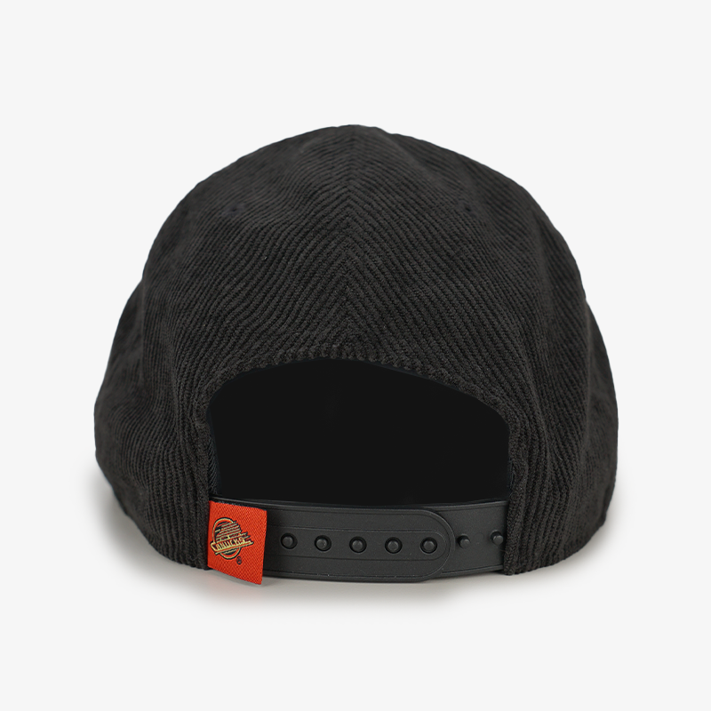 Vancouver Canucks Sportiqe Black Corduroy Skate Hat