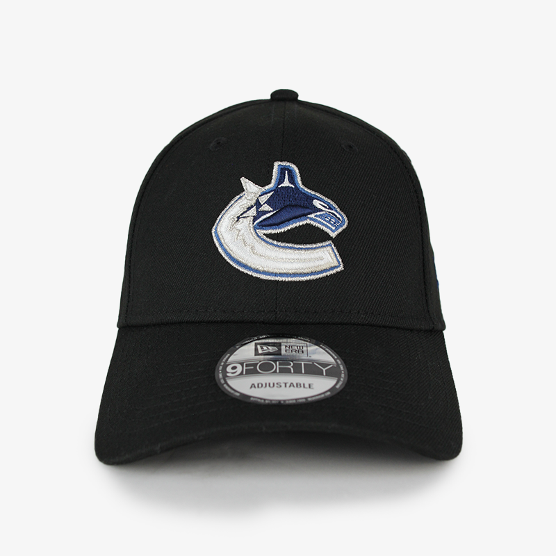 Black canucks hat sales