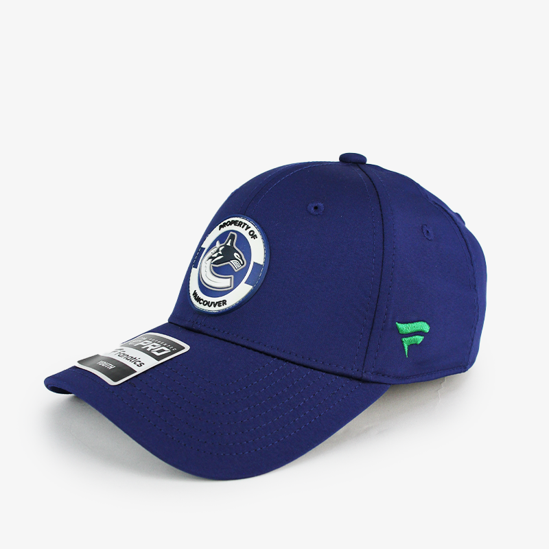 Vancouver Canucks Youth Blue Fitted Orca Hat