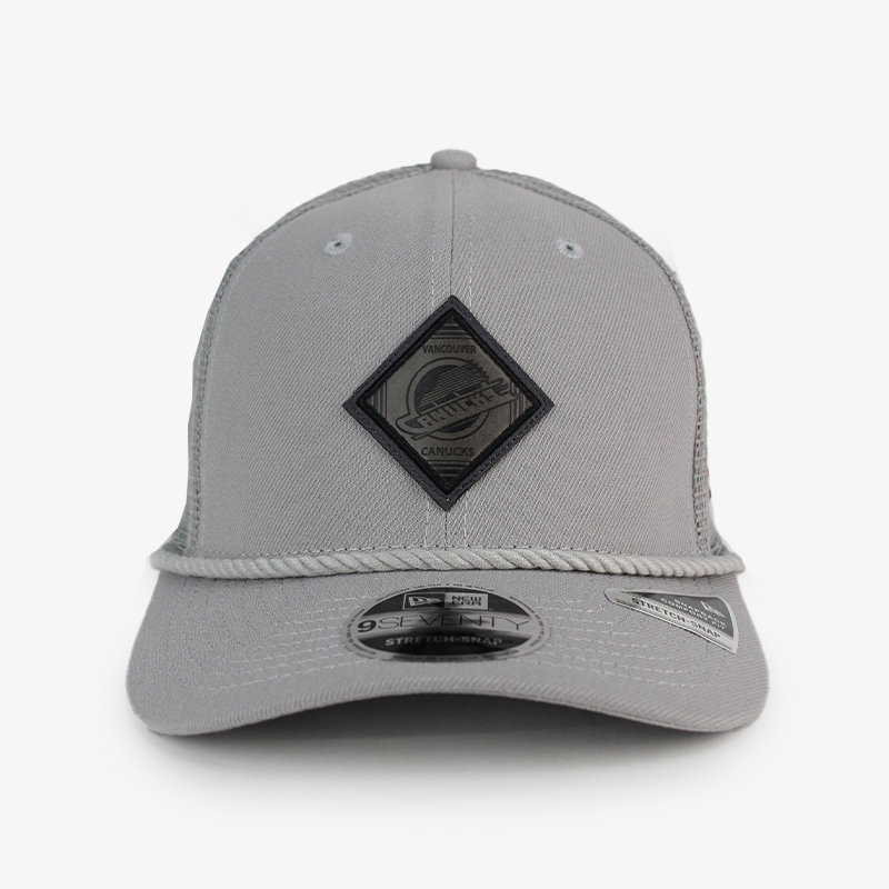 Vancouver Canucks New Era 970 Grey Logo Skate Hat
