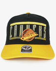 Vancouver Canucks 47 Brand Yellow and Black Hitch Skate Hat