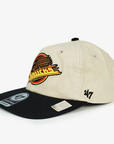 Vancouver Canucks 47 Brand Cream Captain Skate Snapback