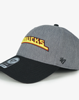 Vancouver Canucks 47 Brand Grey Script Skate Hat