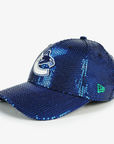 Vancouver Canucks New Era Blue Sequin Orca Hat