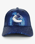 Vancouver Canucks New Era Blue Sequin Orca Hat
