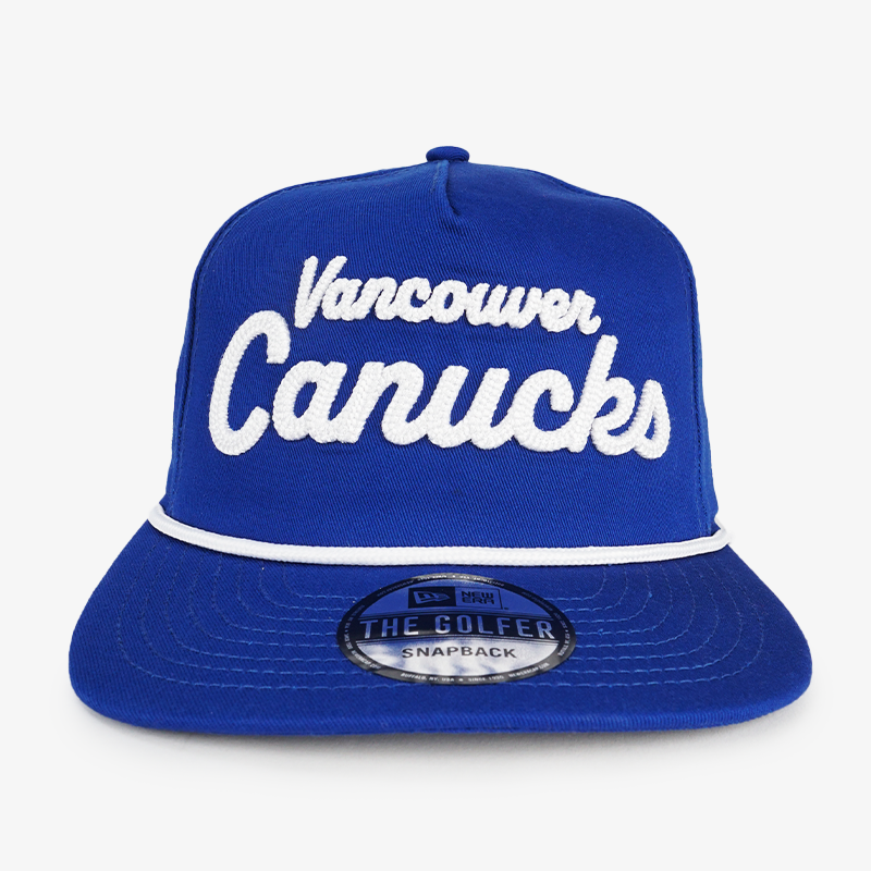 Vancouver Canucks New Era Golfer Blue Orca Hat