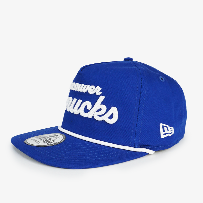 Vancouver Canucks New Era Golfer Blue Orca Hat