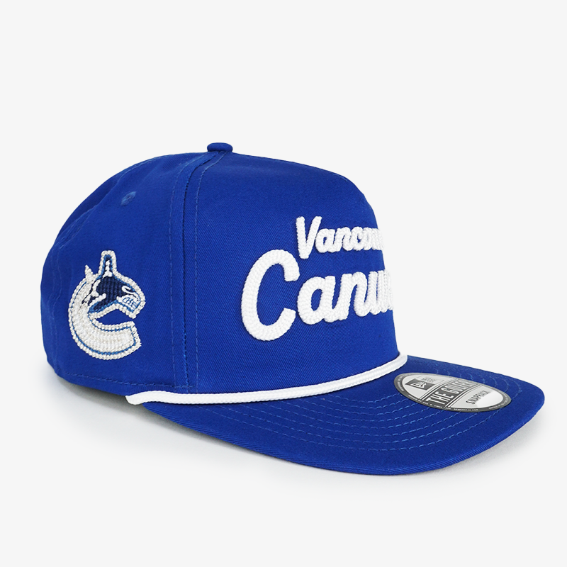 Vancouver Canucks New Era Golfer Blue Orca Hat