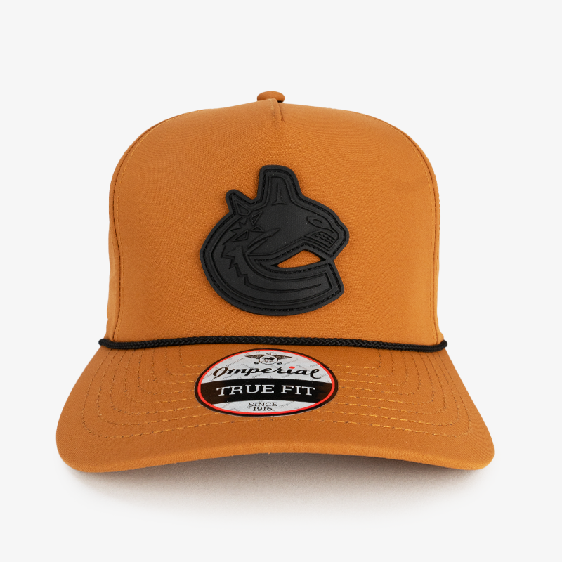 Vancouver Canucks G&G Brown/Black Rope Orca Hat