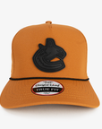 Vancouver Canucks G&G Brown/Black Rope Orca Hat