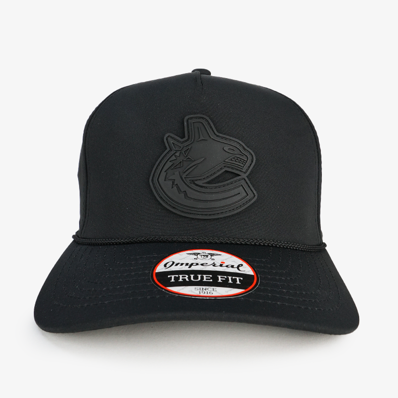 Vancouver Canucks G&G Black Rope Orca Hat