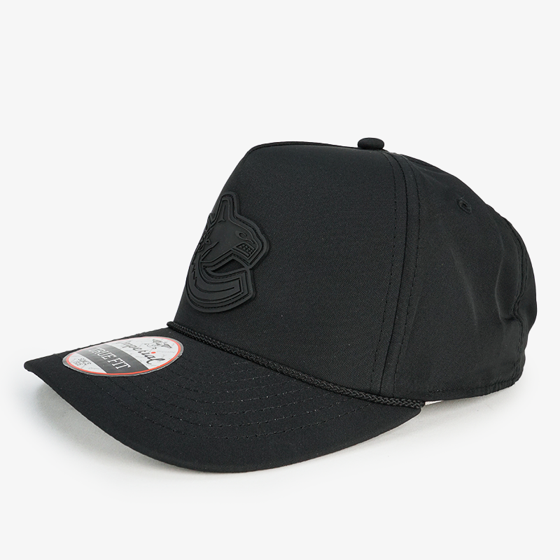 Vancouver Canucks G&G Black Rope Orca Hat