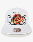 Vancouver Canucks Outerstuff Youth White Skate Snapback