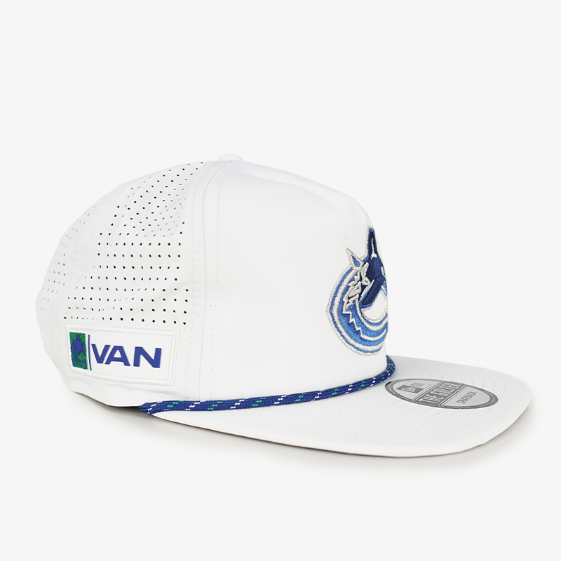 Vancouver Canucks New Era Golfer White Orca Hat