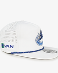 Vancouver Canucks New Era Golfer White Orca Hat