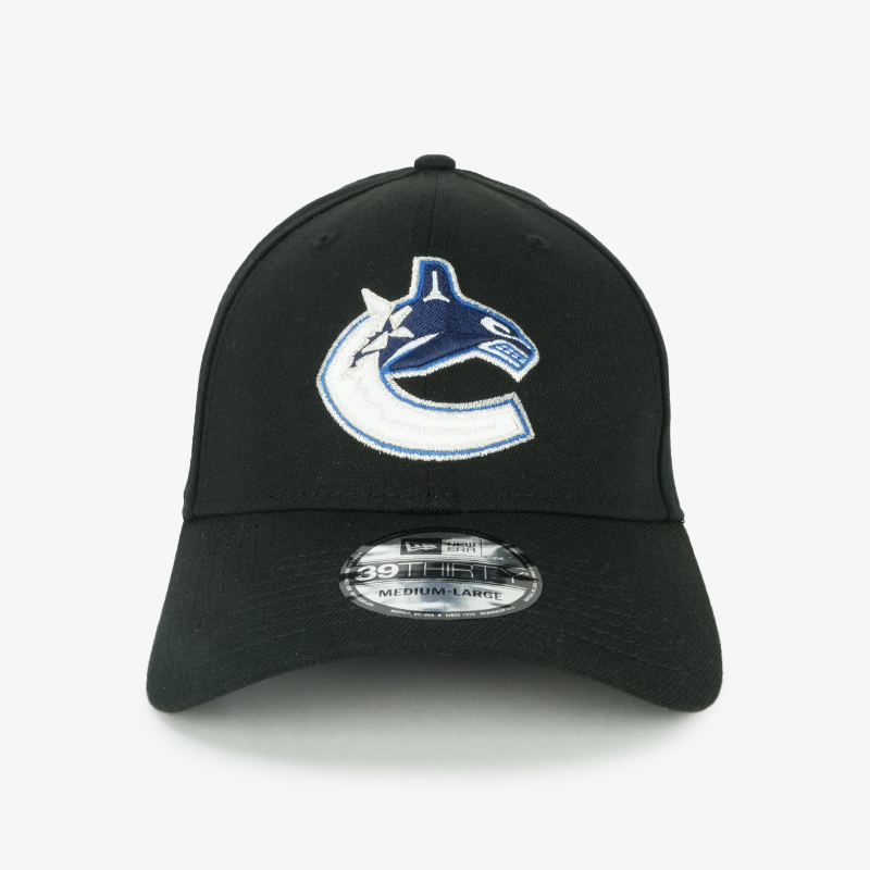 Vancouver Canucks New Era Black Fitted Orca Hat