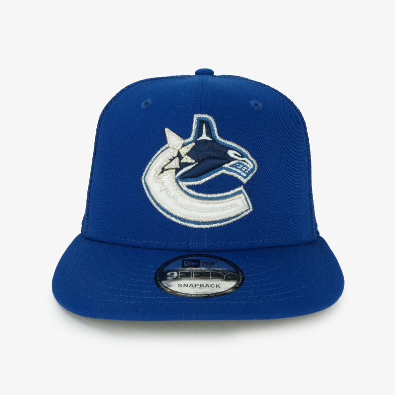 Vancouver Canucks 950 Blue Mesh Orca Trucker Hat