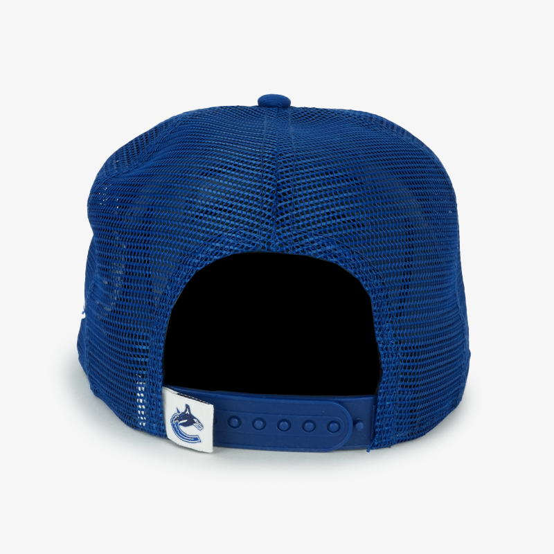 Vancouver Canucks 950 Blue Mesh Orca Trucker Hat