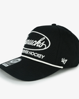 Vancouver Canucks 47 Brand Black Hitch Foundational Skate Hat