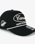 Vancouver Canucks 47 Brand Black Hitch Foundational Skate Hat