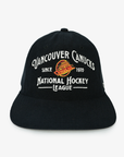 Vancouver Canucks 47 Brand Black Whitlock Captain Skate Hat