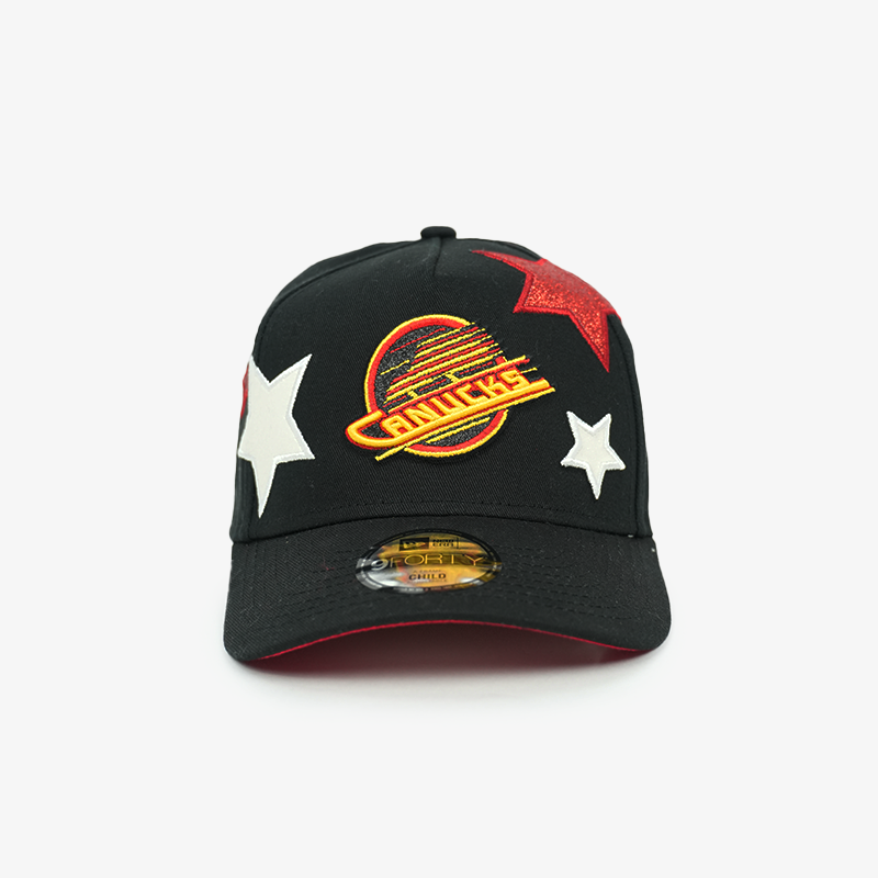 Vancouver Canucks New Era 940 A-Frame Child Stardom Skate Hat