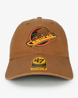 Vancouver Canucks 47 x Brand Carhartt Brown Clean Up Hat