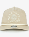 Vancouver Canucks 47 Brand Beige Orca Ranchero Mesh Hitch Hat
