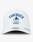 Vancouver Canucks New Era 970 Stretch Snap Line Orca White Hat