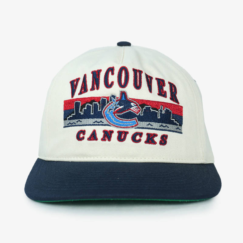 Vancouver Canucks Celly Co City Scape Cream Navy Snapback