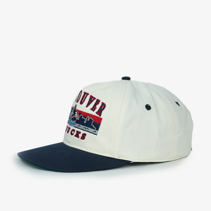 Vancouver Canucks Celly Co City Scape Cream Navy Snapback